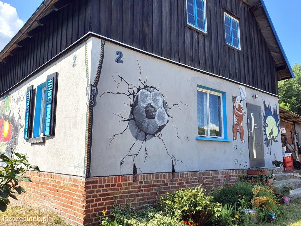 Obrazy 3D zmieniły zwykły dom w dzieło sztuki.