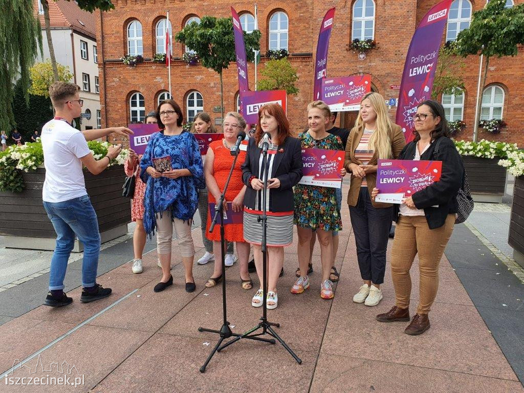 Polityczki i gościnie. Lewica na Placu Wolności w Szczecinku