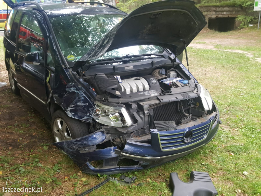Wypadek podczas wyprzedzania. Krajowa 