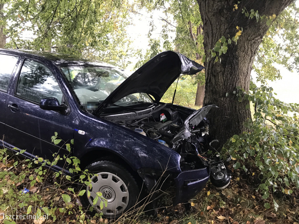 Wypadek przed wjazdem do Szczecinka od strony Barwic