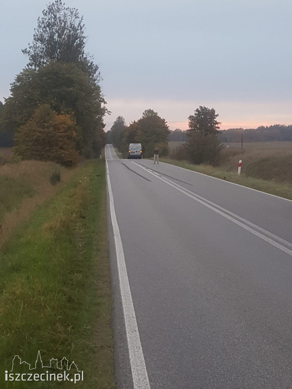 Kolizja dwóch osobówek na DW-172