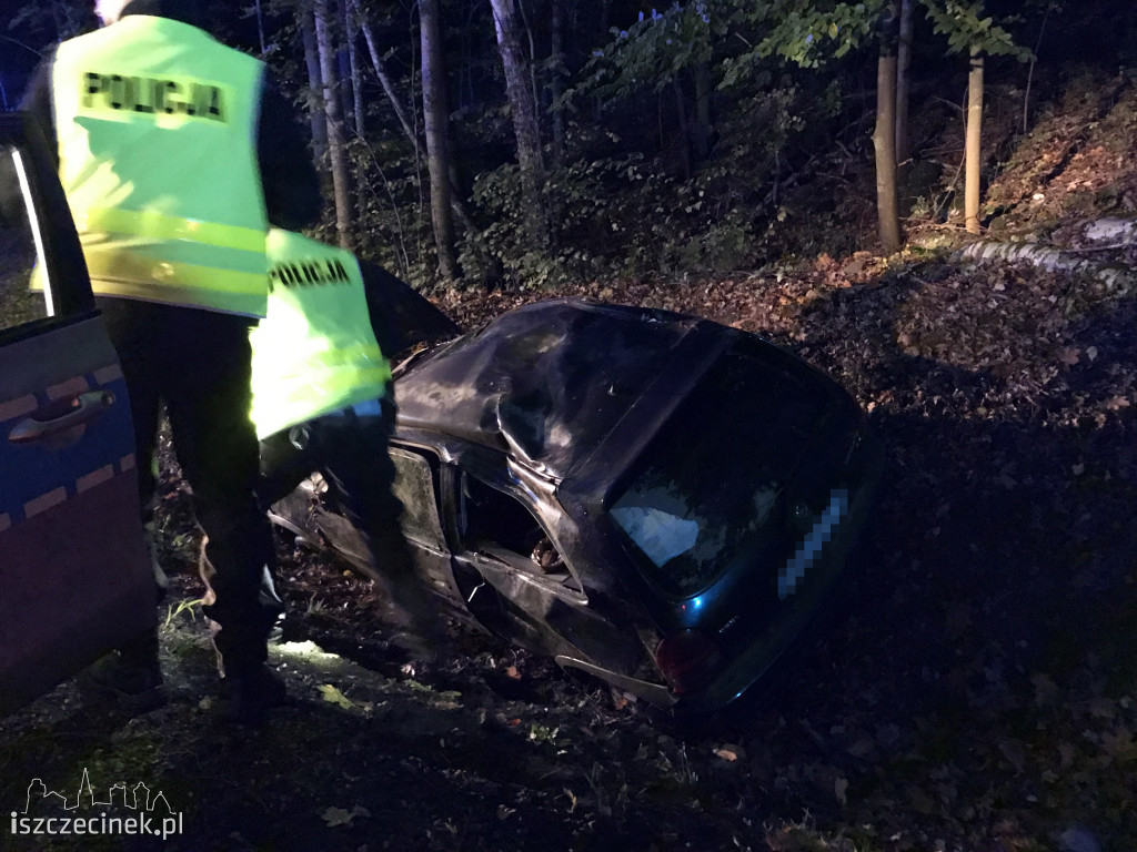 Dachowanie na DK-20. Są ranni