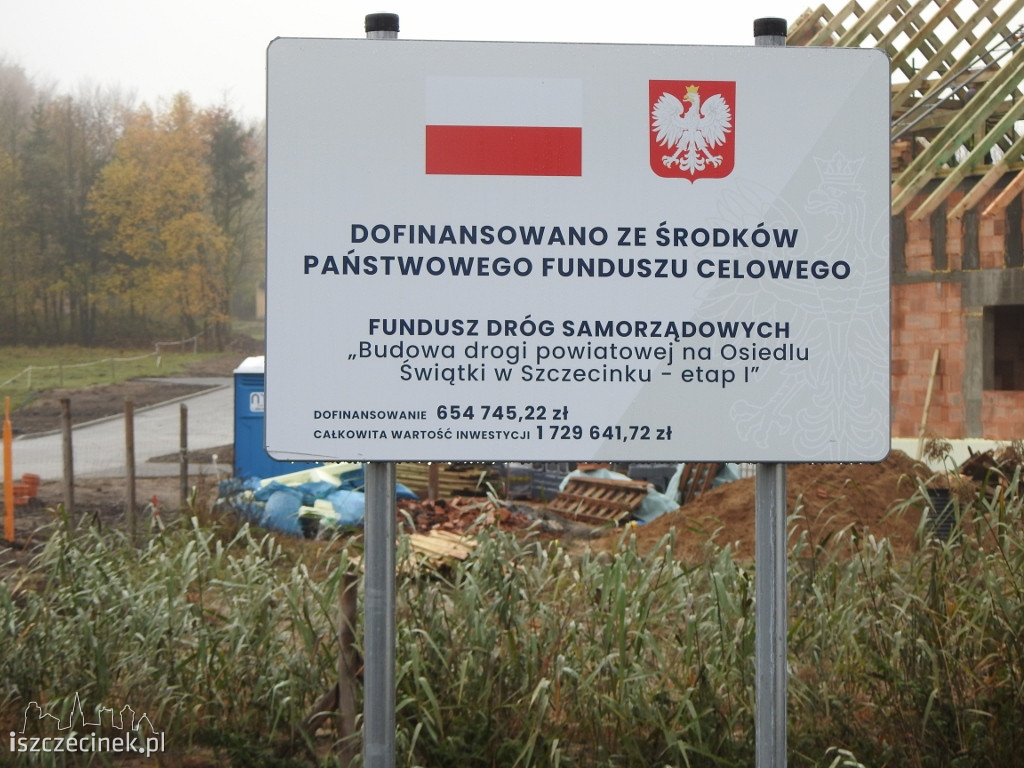 Na osiedlu Świątki budują nowe drogi