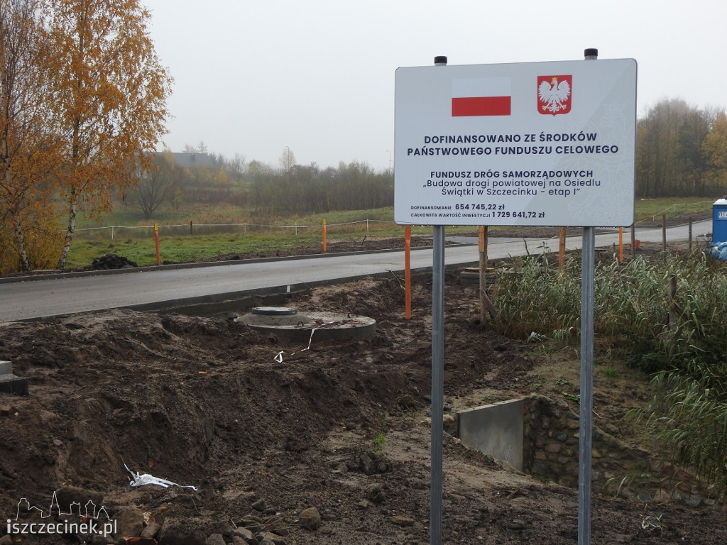 Na osiedlu Świątki budują nowe drogi