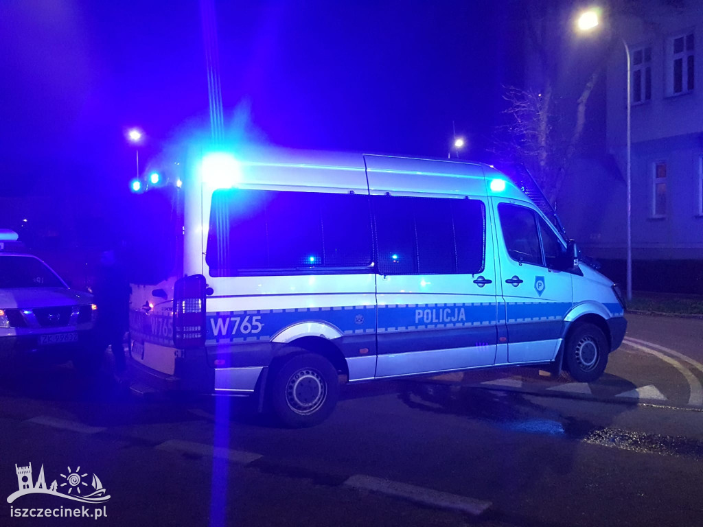 Pożar kamienicy w Szczecinku ZDJĘCIA