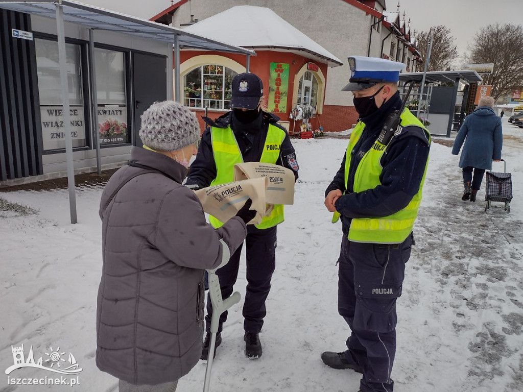 Bądź widoczny - policjanci dbają o bezpieczeństwo pieszych!