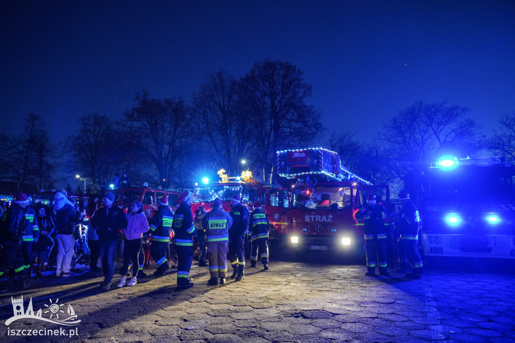 Strażacki Konwój Świętego Mikołaja w Szczecinku