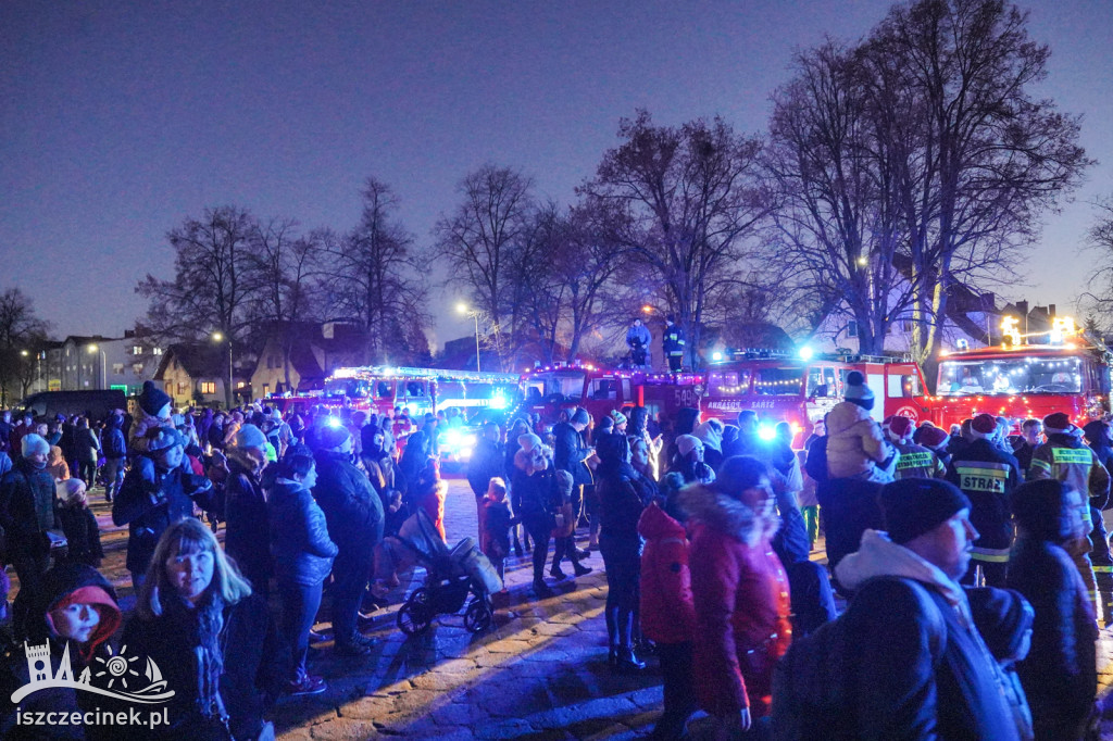 Strażacki Konwój Świętego Mikołaja w Szczecinku