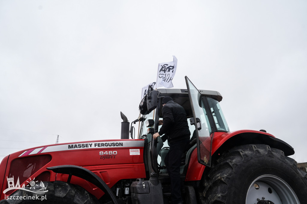 Protest rolników w Szczecinku AGROUNIA
