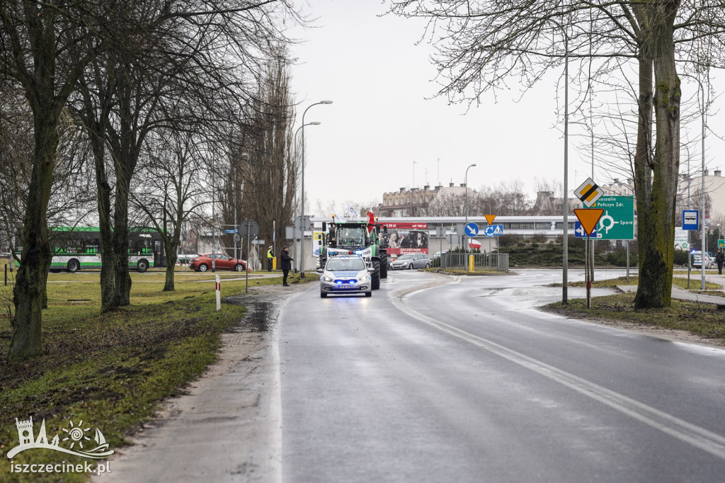 Protest rolników w Szczecinku AGROUNIA