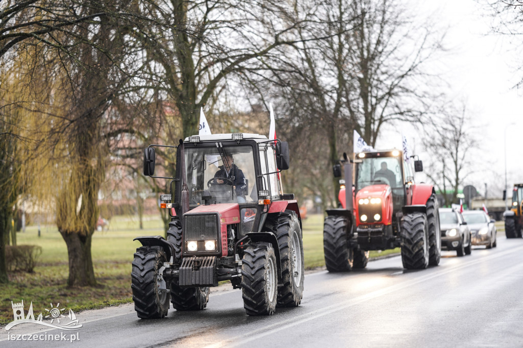 Protest rolników w Szczecinku AGROUNIA