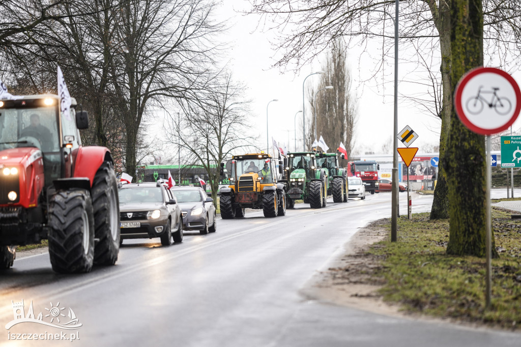 Protest rolników w Szczecinku AGROUNIA