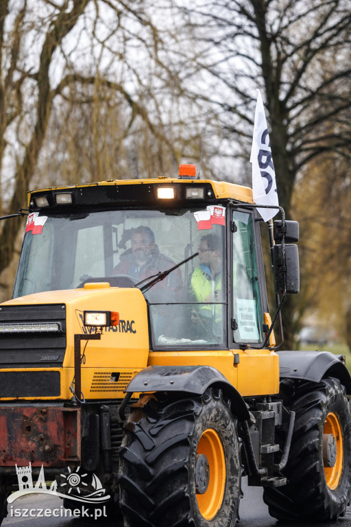 Protest rolników w Szczecinku AGROUNIA