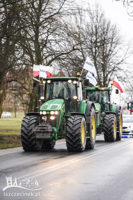 Protest rolników w Szczecinku AGROUNIA