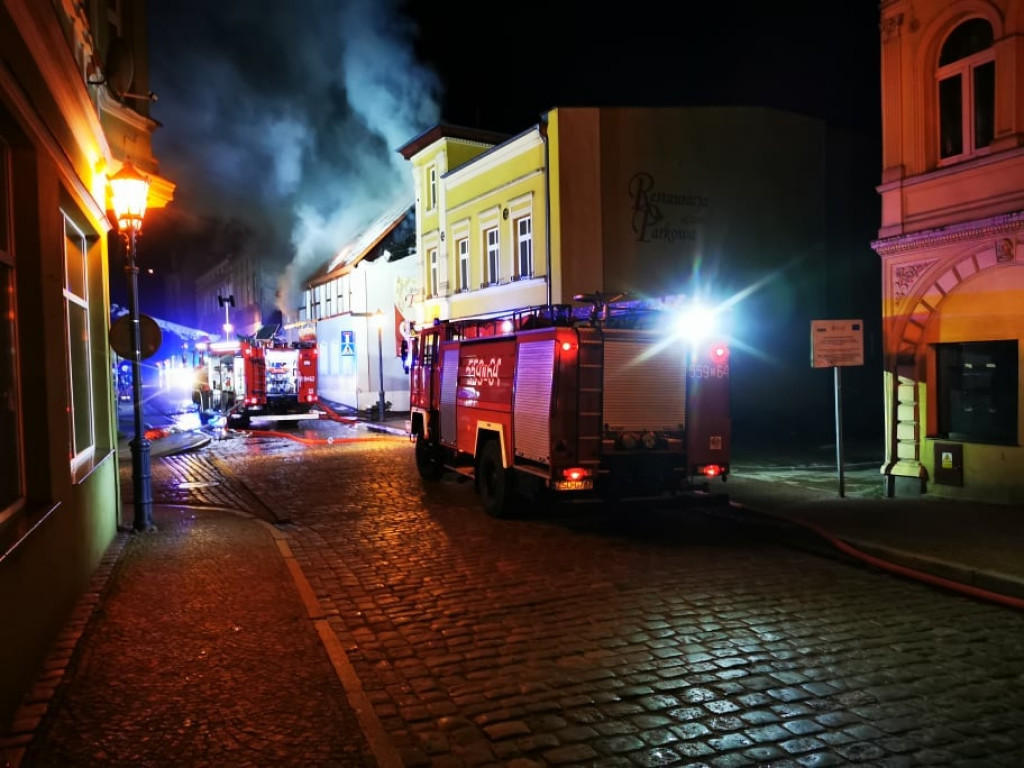 Wielki pożar restauracji Bogdana Trojanka, lidera zespołu Terne Roma ze Szczecinka
