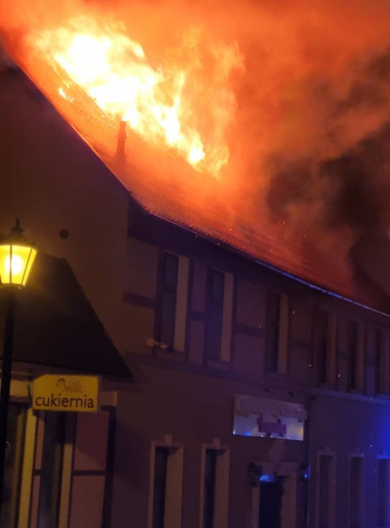 Wielki pożar restauracji Bogdana Trojanka, lidera zespołu Terne Roma ze Szczecinka