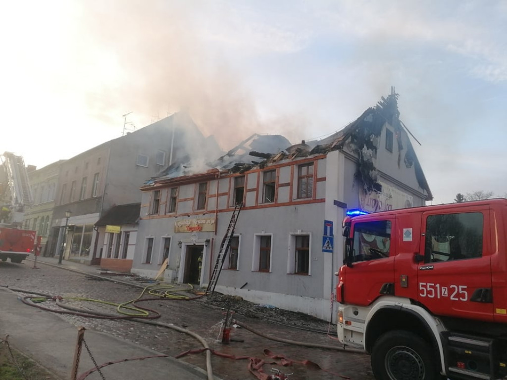 Wielki pożar restauracji Bogdana Trojanka, lidera zespołu Terne Roma ze Szczecinka