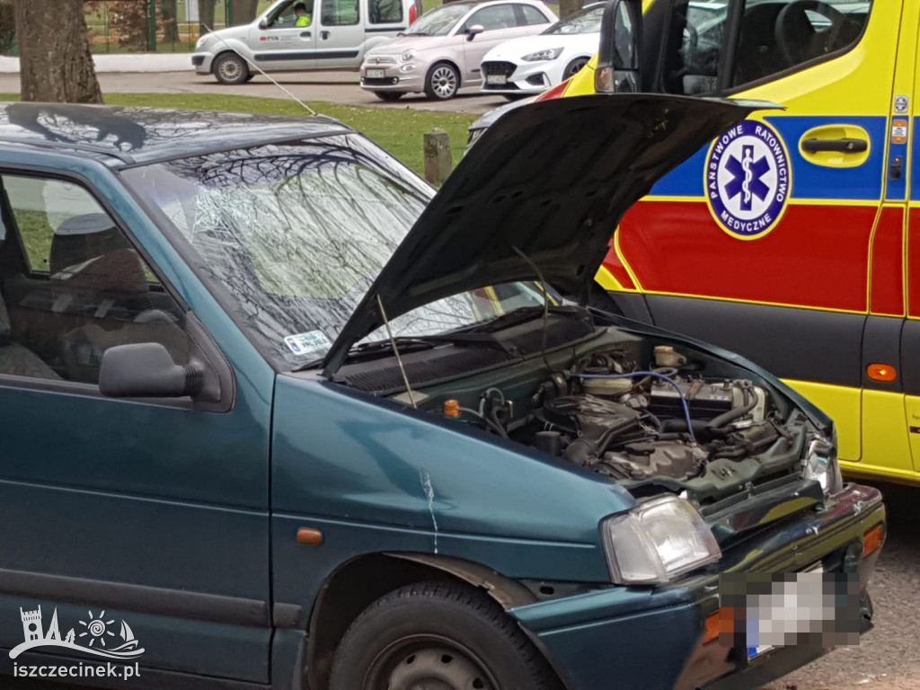 SZCZECINEK. Stłuczka na Piłsudskiego.