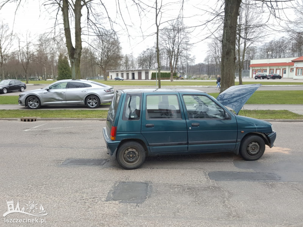SZCZECINEK. Stłuczka na Piłsudskiego.