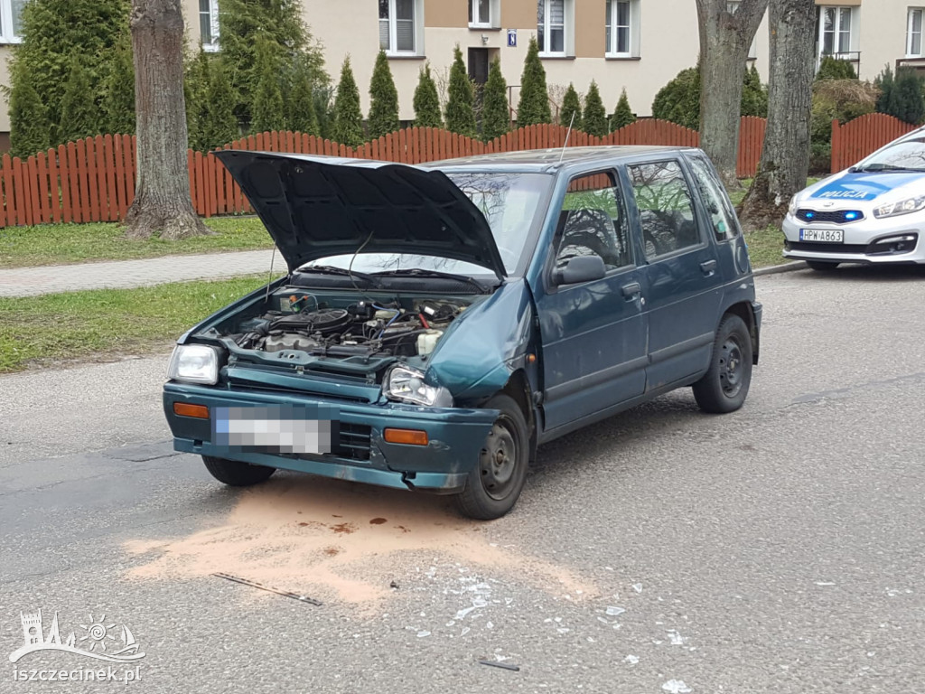 SZCZECINEK. Stłuczka na Piłsudskiego.