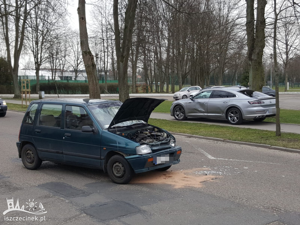 SZCZECINEK. Stłuczka na Piłsudskiego.