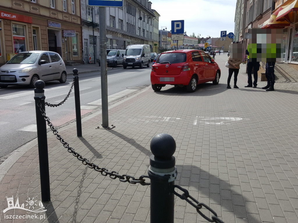 Kolizja w centrum Szczecinka