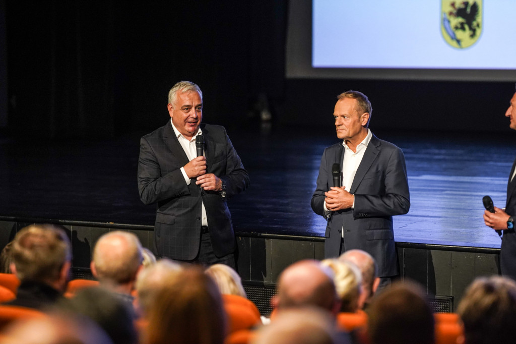 Donald Tusk w Szczecinku. Spotkanie z mieszkańcami