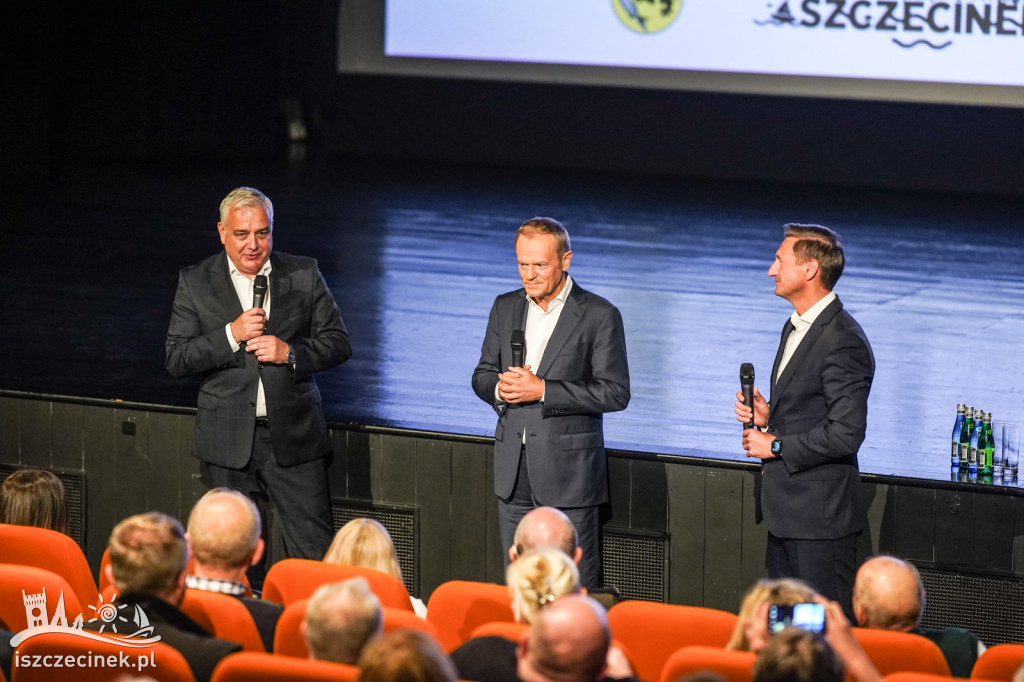 Donald Tusk w Szczecinku. Spotkanie z mieszkańcami