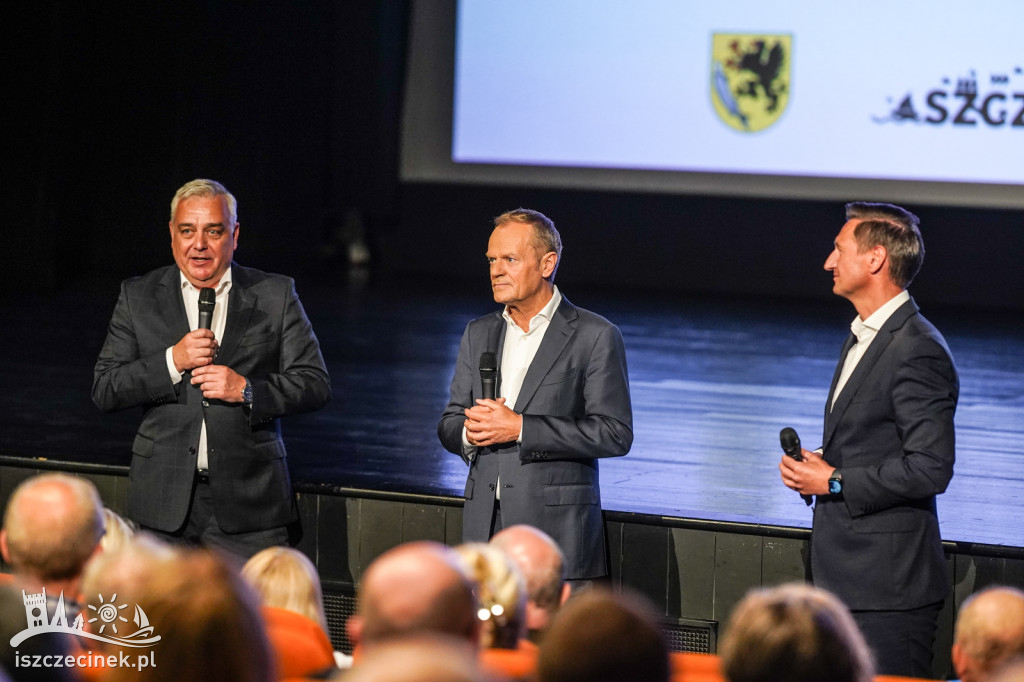Donald Tusk w Szczecinku. Spotkanie z mieszkańcami