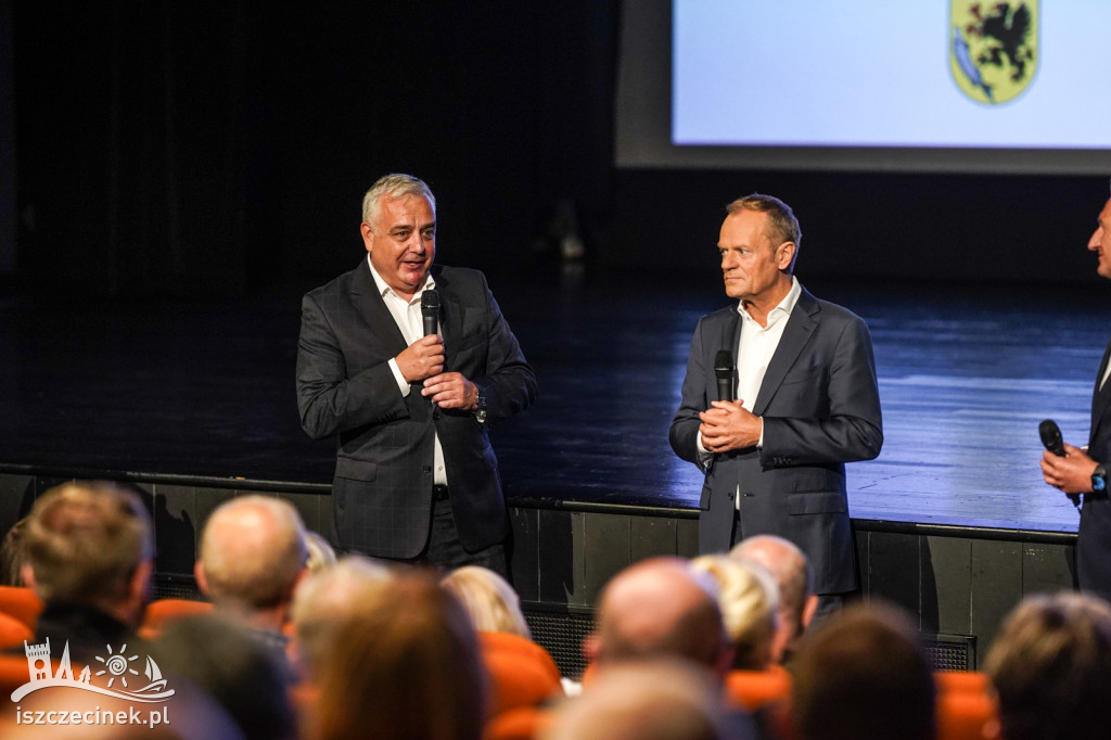 Donald Tusk w Szczecinku. Spotkanie z mieszkańcami
