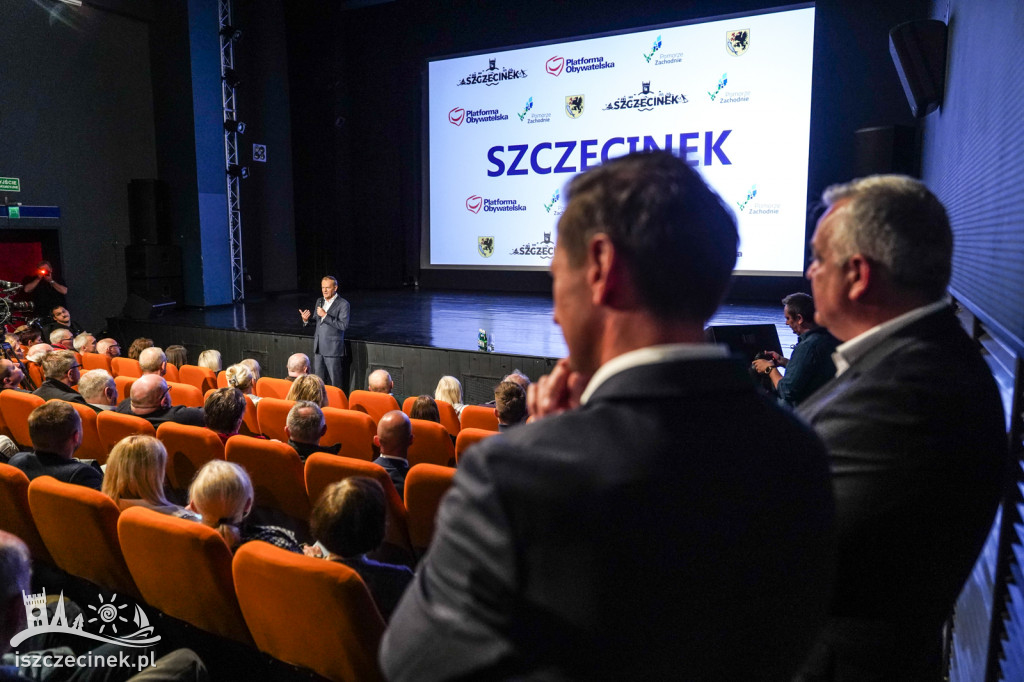 Donald Tusk w Szczecinku. Spotkanie z mieszkańcami