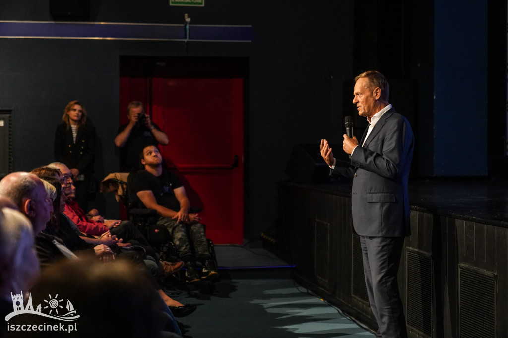 Donald Tusk w Szczecinku. Spotkanie z mieszkańcami