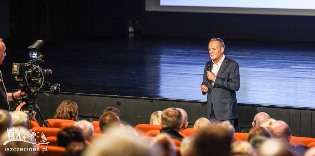 Donald Tusk w Szczecinku. Spotkanie z mieszkańcami