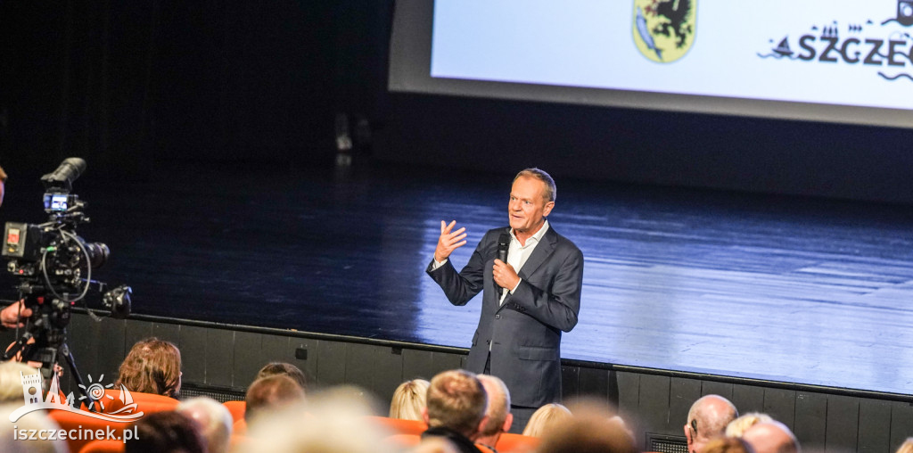 Donald Tusk w Szczecinku. Spotkanie z mieszkańcami