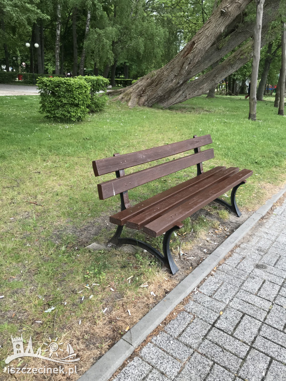 Pety w parku. Czytelnik: Wstydźcie się palacze! Jest to obrzydliwe.