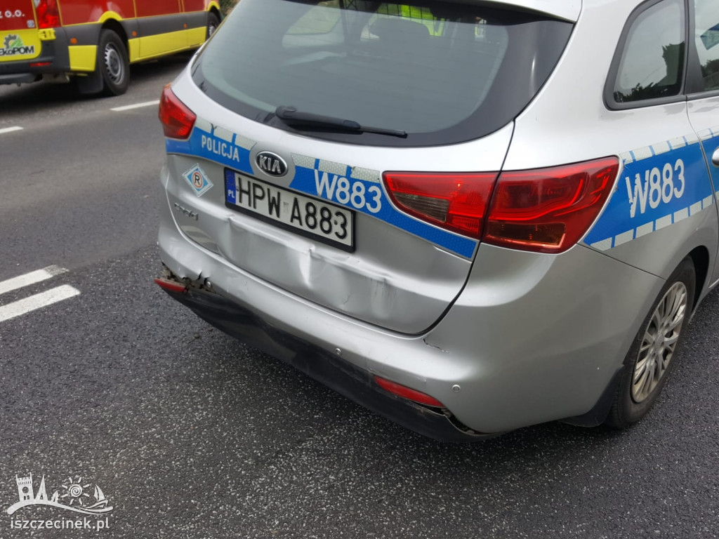 SZCZECINEK / MARCELIN Kolizja z udziałem radiowozu