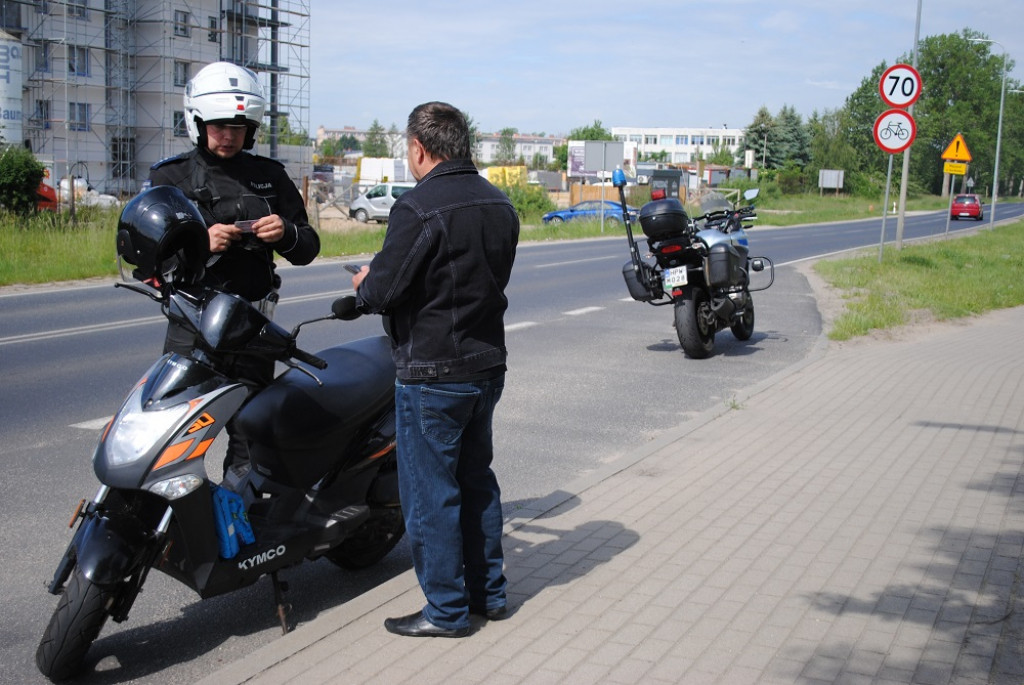Szczecineccy policjanci na motocyklach