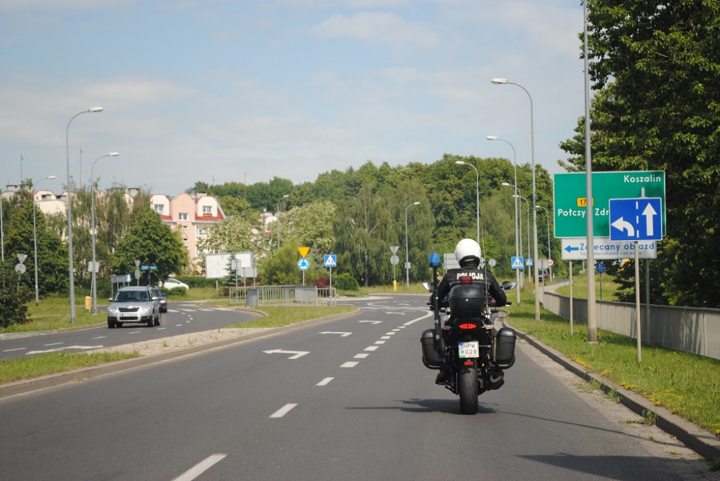 Szczecineccy policjanci na motocyklach