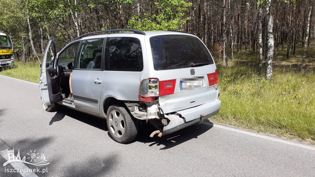 Wypadek na trasie Szczecinek - Czarne