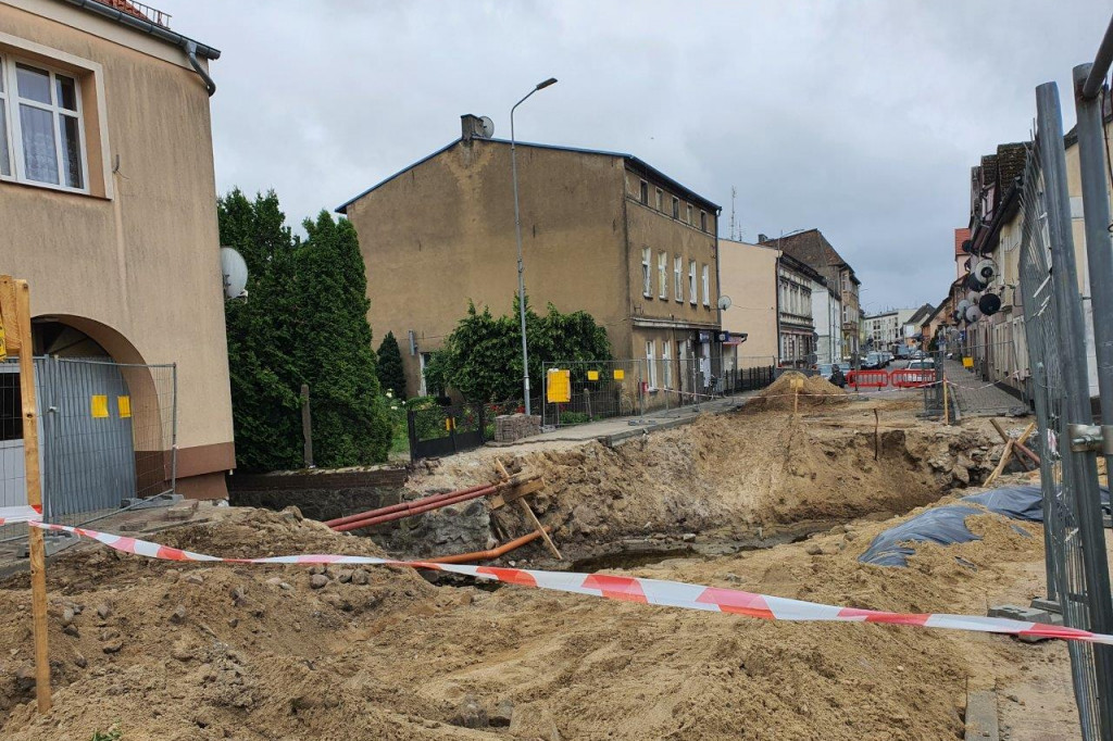 Postęp prac na Wojska Polskiego w Barwicach.