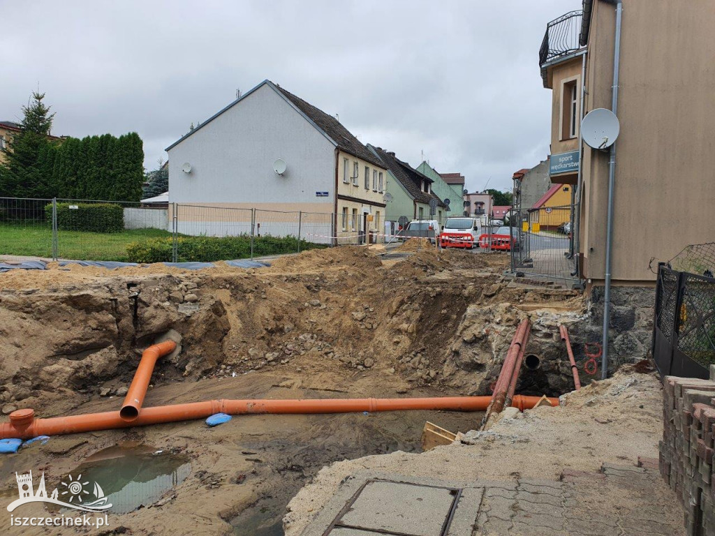 Postęp prac na Wojska Polskiego w Barwicach.