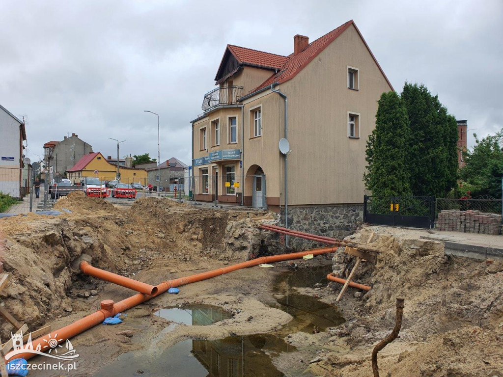 Postęp prac na Wojska Polskiego w Barwicach.