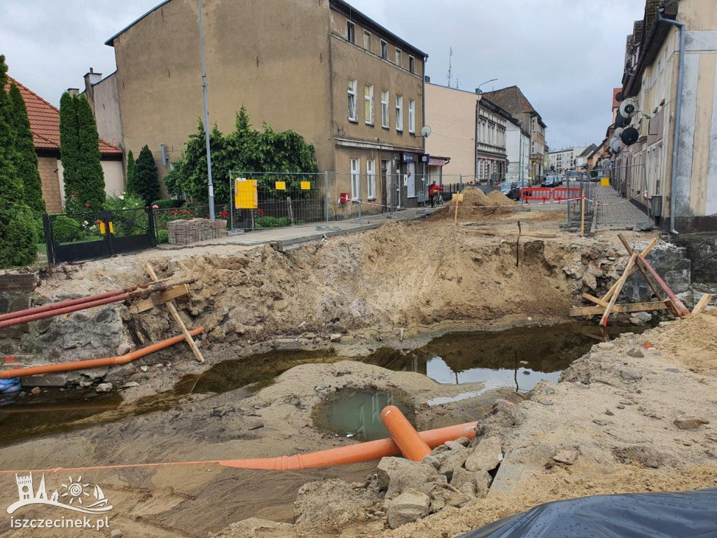 Postęp prac na Wojska Polskiego w Barwicach.