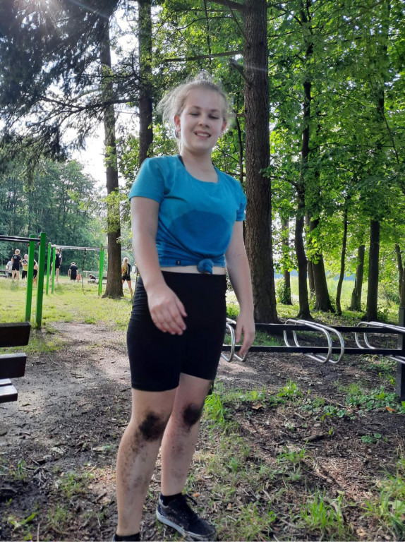 Niesłysząca młodzież i sportowe wyzwanie nad Trzesieckiem.