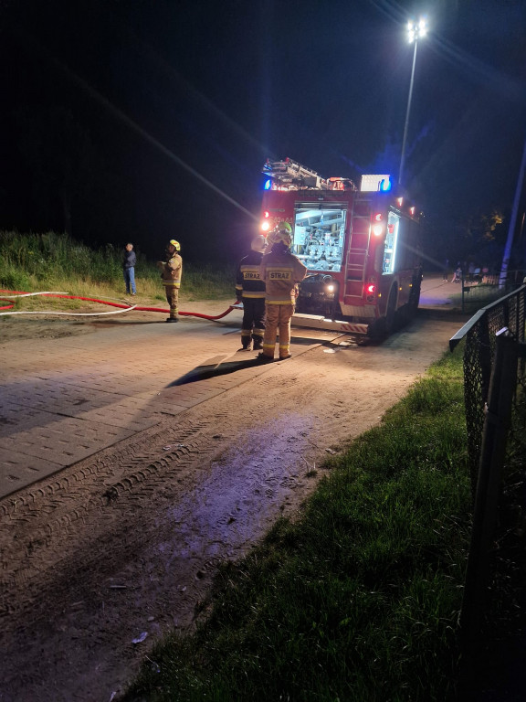 Potężny pożar domu w gm. barwice. Ogień strawił wszystko