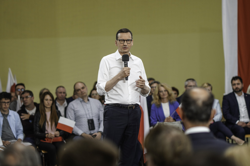 Mateusz Morawiecki w Turowie