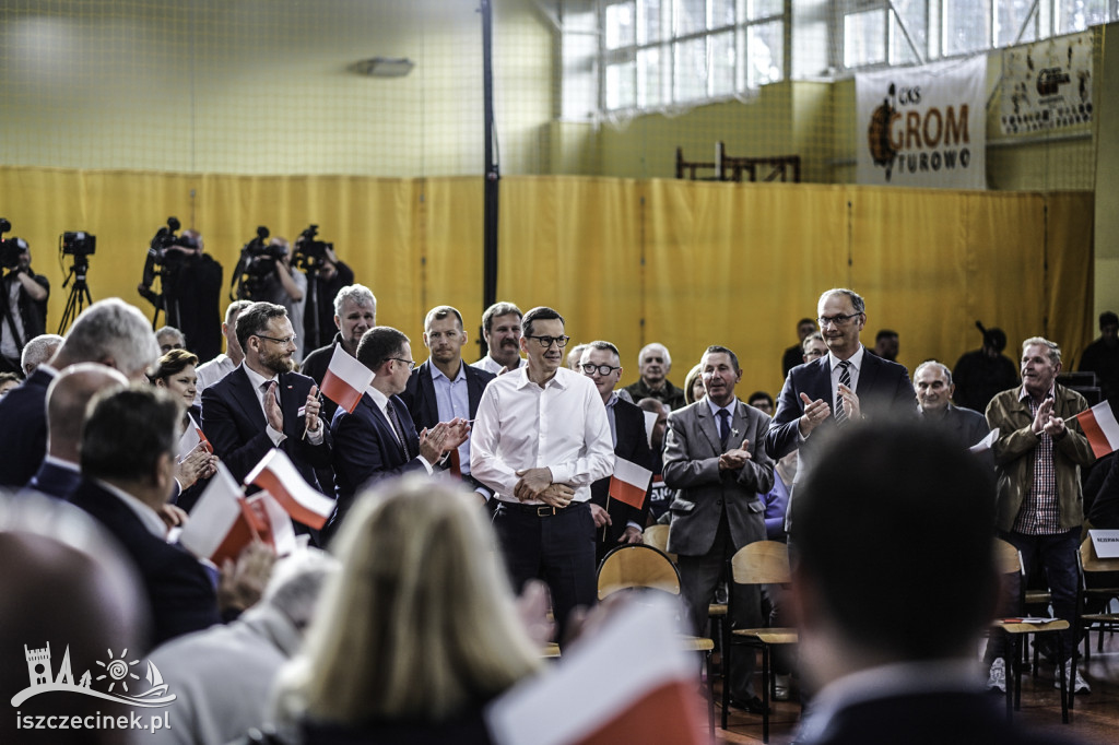 Mateusz Morawiecki w Turowie