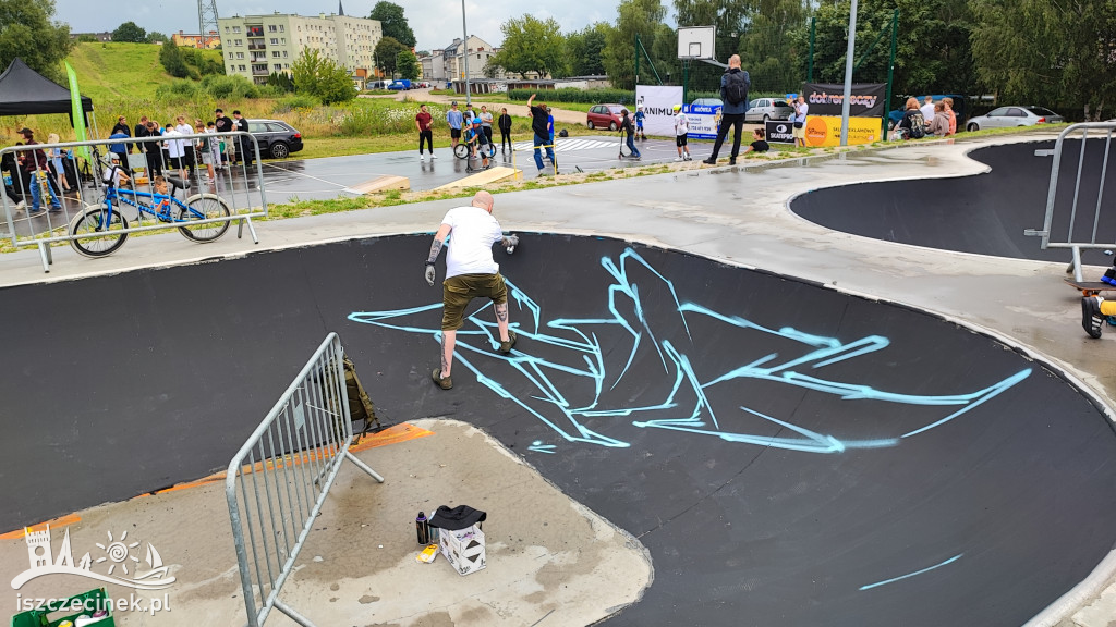 Graffiti Jam vol. 4. Pomimo deszczu artyści chwycili za puszki z farbą