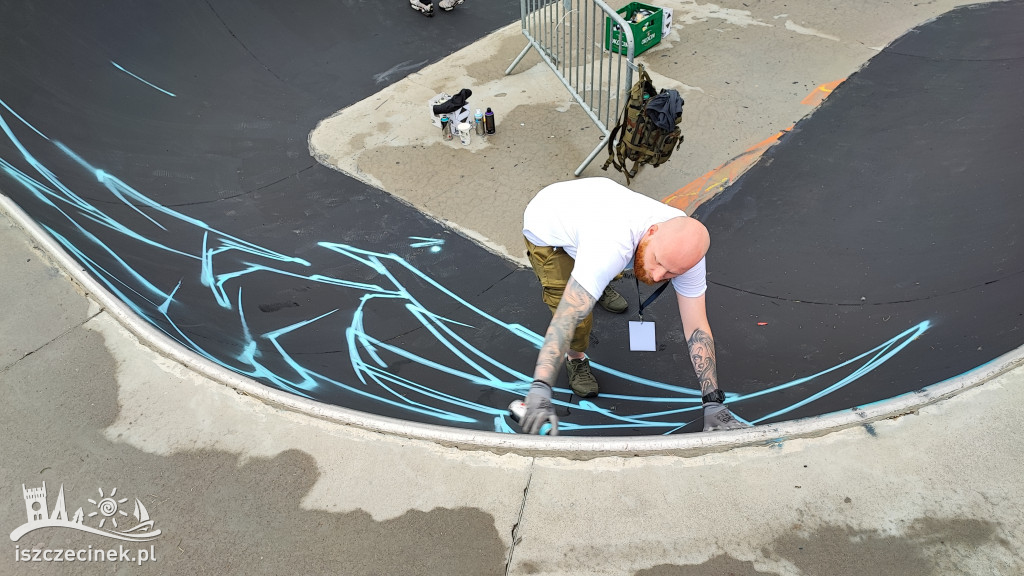 Graffiti Jam vol. 4. Pomimo deszczu artyści chwycili za puszki z farbą