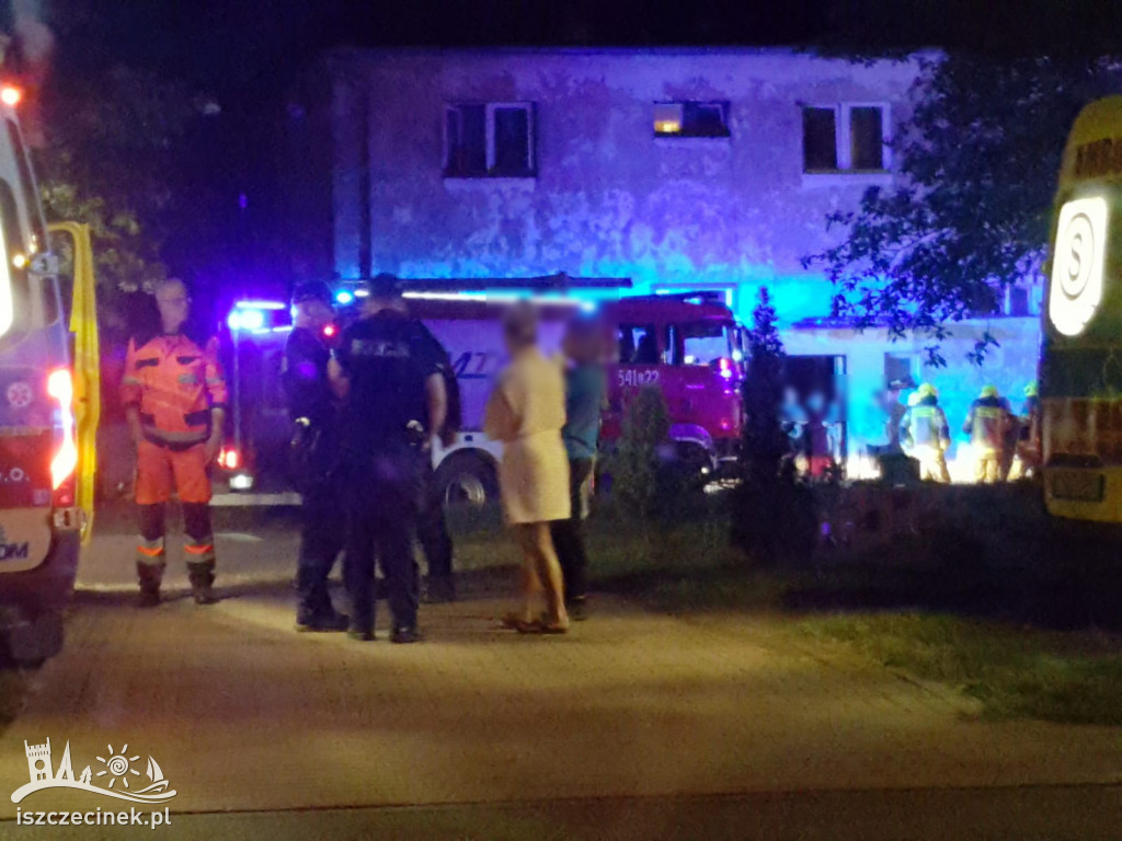 PRZYBRDA. Chwile grozy w środku nocy. Ewakuacja mieszkańców